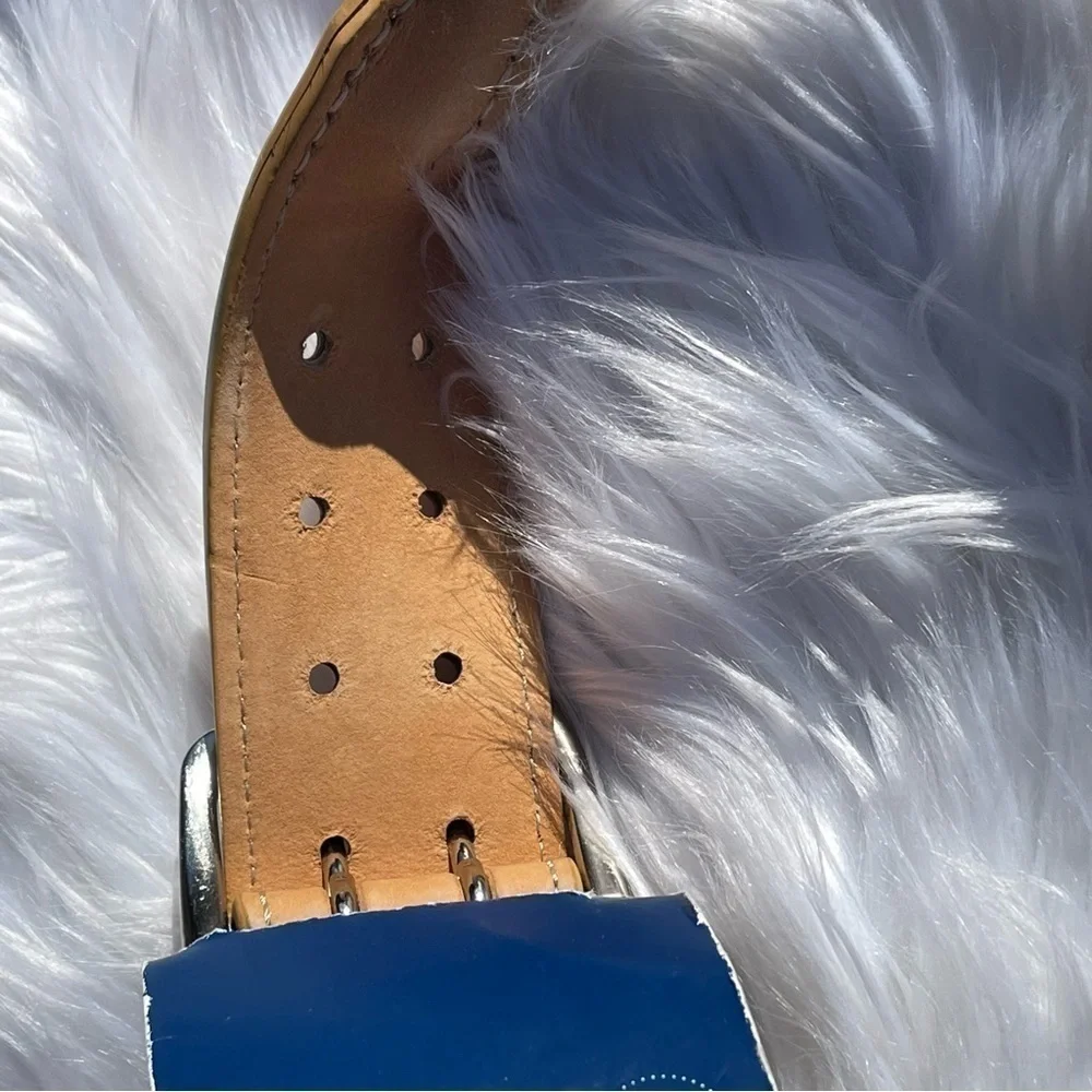 NWT Youly Vegan Leather & Rope Tie Dye Dog Collar Size XXL/XXXL